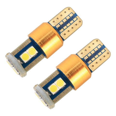 2 PZ T10 / W5W / 168 / 194 DC12V / 1,6W / 6000K / 130LM 6LED SMD-3030 Luce di ingombro per auto, 6LEDs SMD-3030 - Novalix Store