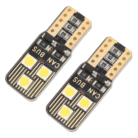 Set di 2 Lampadine T10 W5W 168 194 DC12V 1,6W 6000K 110LM con Decoder