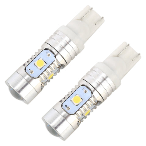 Luce d'Ingombro per Auto T10 W5W 12V, 2 PZ, 6000K, 360 LM, 6 LED