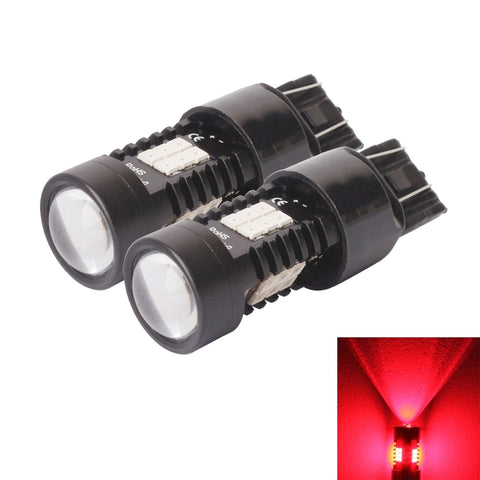 2 PZ 7443-T20-2835 10,5 W 21 LED Luce freno per auto LED CC 12 ~ 24 V, 7443 - Novalix Store