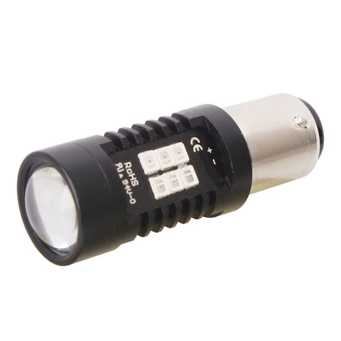 Lampadina LED Rossa 10,5W 1157 per Luce Freno Auto - 2 Pezzi, DC