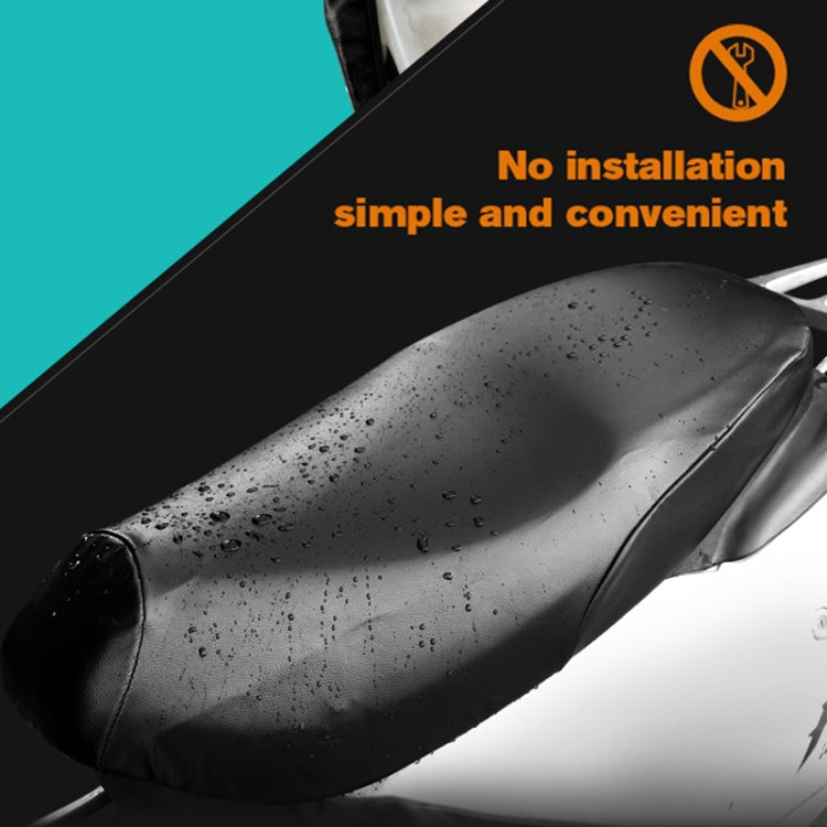 Coprisedile Impermeabile in Pelle Nera per Moto - Taglia S (42-47 cm