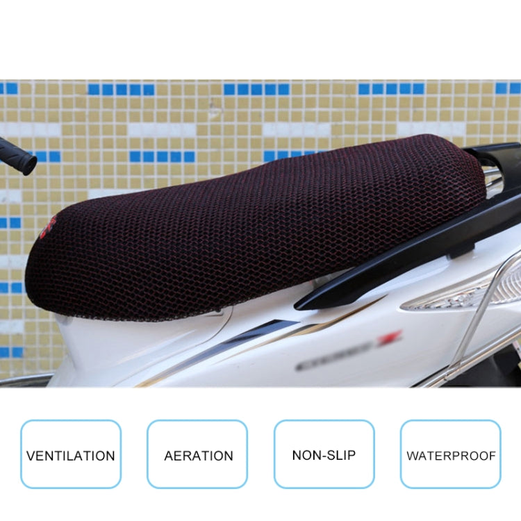 Waterproof Motorcycle Sun Protection Heat Insulation Seat Cover Prevent Bask In Seat Scooter Cushion Protect, Size: XXL, Length: 86- 92cm; Width: 40-56c...