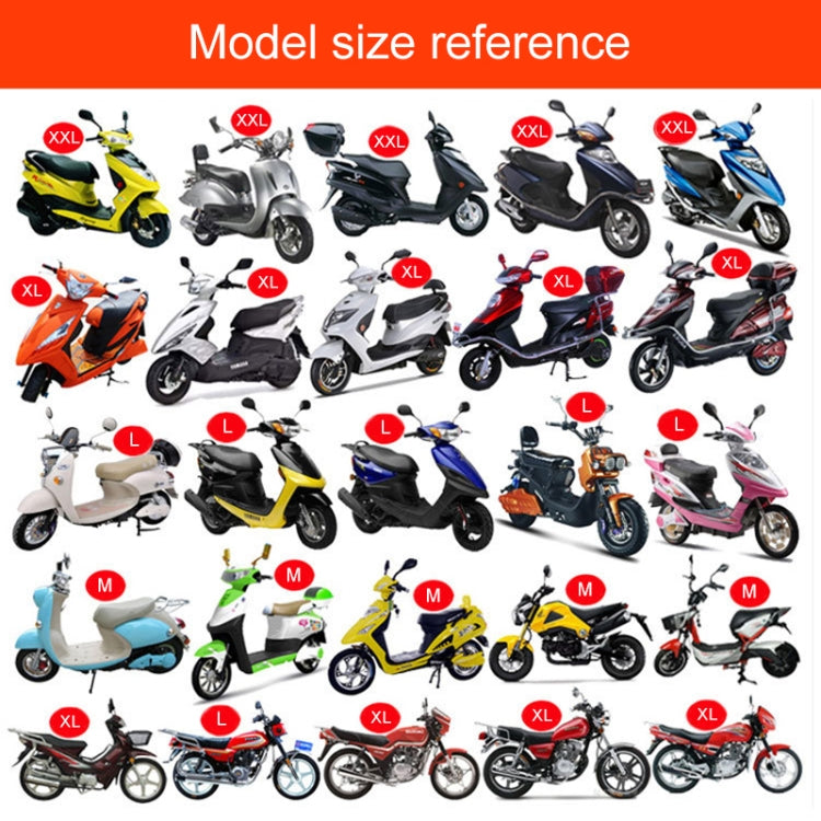 Waterproof Motorcycle Sun Protection Heat Insulation Seat Cover Prevent Bask In Seat Scooter Cushion Protect, Size: XXL, Length: 86- 92cm; Width: 40-56c...