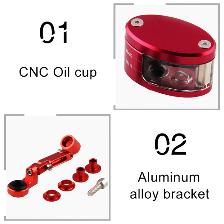 Universal Motorcycle Brake Fluid Oil Cup for Kawasaki &