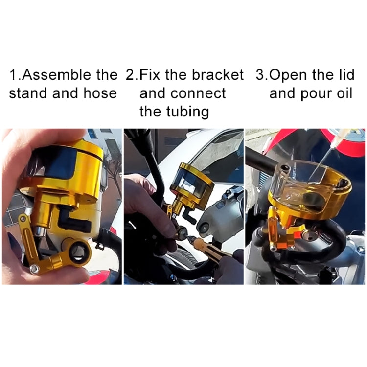 Universal Motorcycle Brake Fluid Oil Cup for Kawasaki &