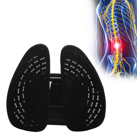 Support lombaire pour voiture Schienale pour ceinture de sécurité pour bureau Double coussin Cuscino pour voiture à domicile Massage lombaire en place de ghiaccio