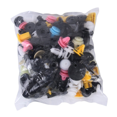 Clip de fixation pour rivets en plastique avec un foret de 100 pièces