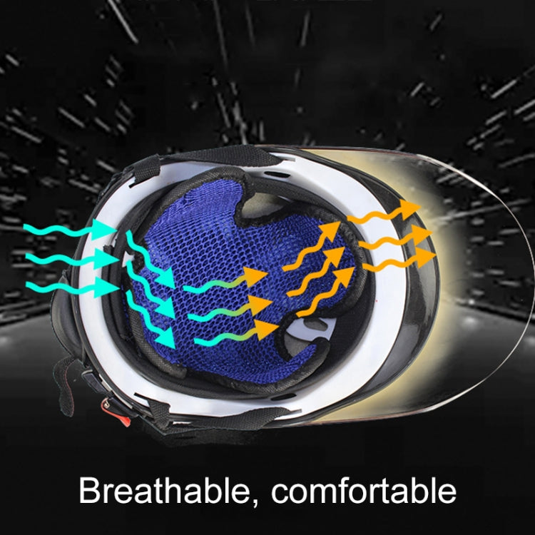 Breathable Honeycomb Motorcycle Helmet Mat for Comfort
