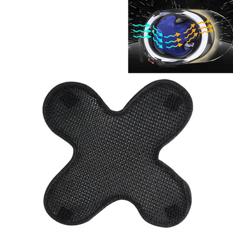 Imbottitura traspirante résistant à la chaleur avec tappetino en rete a nido d'ape 3D pour casque de motocycliste