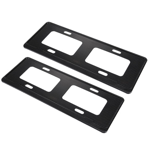 Supporto per supporto per telaio con staffa per targa in fibra di carbonio da 2 pezzi (nero), fibre de carbone