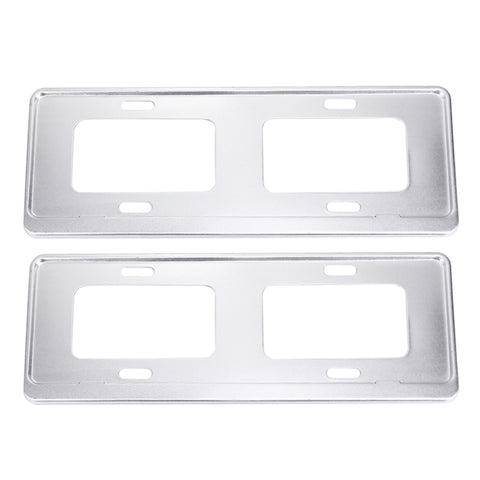 Supporto per supporto per telaio con staffa per targa in lega di magnesio da 2 pezzi (argento), support en alliage de magnésium