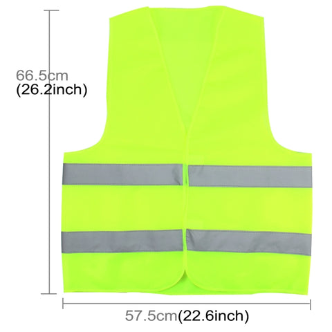 Panno di sicurezza per gilet riflettente fluorescente XL, per scuole guida, costruzioni, avvertenza per la sicurezza stradale, panno da lavoro, XL Vest, Vest 5