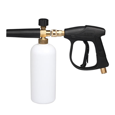 Pistola per spruzzatore d'acqua con generatore di schiuma di sapone per autolavaggio ad alta pressione, connessione rapida 3/8, 3/8 Quick-connect