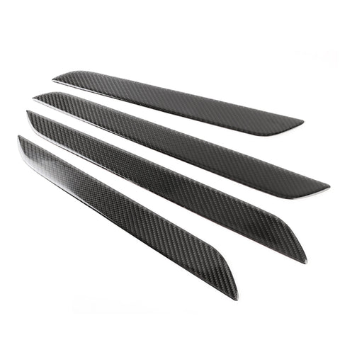 Adesivo decorativo per pannello porta auto in fibra di carbonio da 4 pezzi per Audi Q3, Door Panel