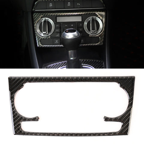 Adhésif décoratif pour panneaux d'interruption d'air conditionné pour voiture en fibre de carbone pour Audi Q3, panneau de commutation de climatisation
