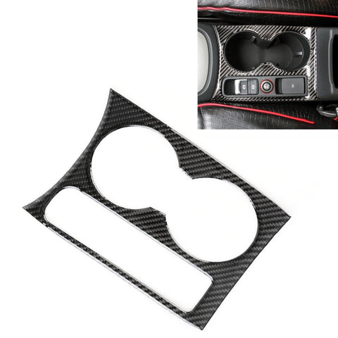 Adhésif décoratif pour panneau de tasse d'eau pour voiture en fibre de carbone pour Audi Q3, panneau de tasse d'eau