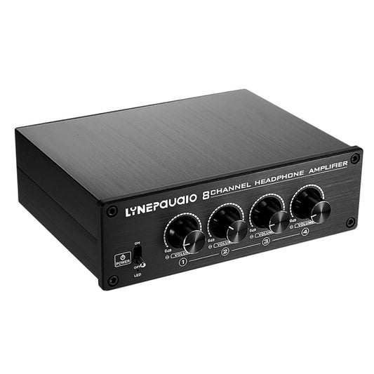 Amplificatore per cuffie LINEPAUDIO A966 Pro a 8 canali con