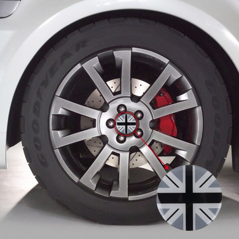 4 pezzi bandiera nazionale adesivo in metallo per auto coprimozzo ruota decorazione copertura centrale, England  Flag 1 - Novalix Store