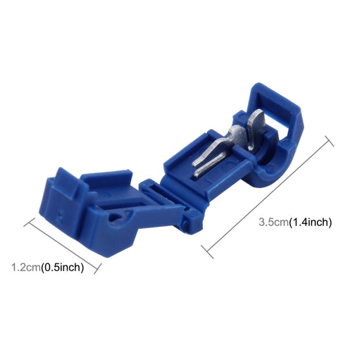 Connecteur pour câble électrique sans soudure T-Tap pour 50 pièces, T-Tap
