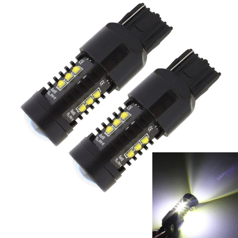 2 PZ MZ 10W 1080LM 5500K 7440 12 XB-D LED Luci di retromarcia per auto T20 Lampade di coda di backup Coda di parcheggio per auto DRL Luci di parcheggio per freni, DC 12-24V, 7440 - Novalix Store