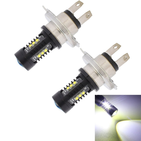 Fari LED H4 10W 1080 LM 5500K - 2 Pezzi per Auto, DC 12-24V