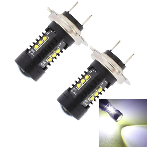 2 PZ MZ 10W 1080LM 5500K H7 12 XB-D LED Fendinebbia anteriori per auto Fendinebbia per auto Luci di marcia diurna automatiche, DC 12-24V, H7 - Novalix Store