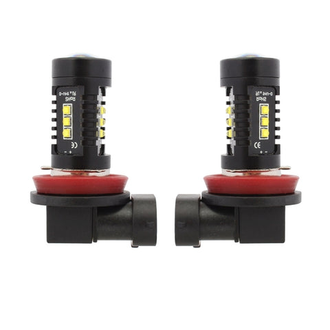 2 PZ MZ 10W 1080 LM 5500K H8/H11 12 XB-D LED Fendinebbia anteriori per auto Fendinebbia per auto Luci di marcia diurna automatiche, DC 12-24V, H8/H11 - Novalix Store