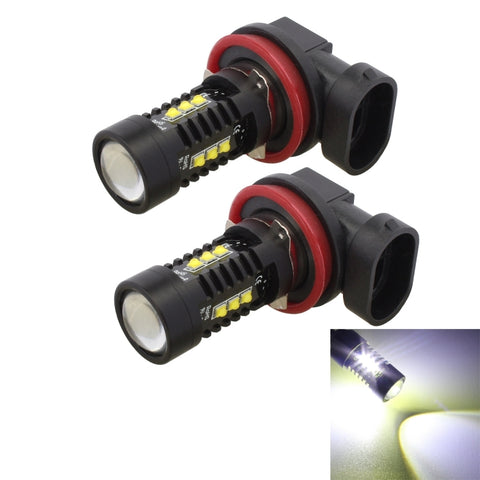 2 PZ MZ 10W 1080 LM 5500K H8/H11 12 XB-D LED Fendinebbia anteriori per auto Fendinebbia per auto Luci di marcia diurna automatiche, DC 12-24V, H8/H11 - Novalix Store