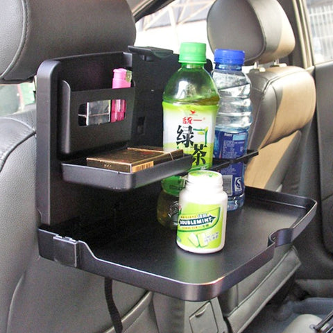 SHUNWEI SD-1503 Vassoio pieghevole multifunzione per veicolo Sedile posteriore Tavolo Portabicchieri de viaggio Vassoio da pranzo Organzier, SD-1503