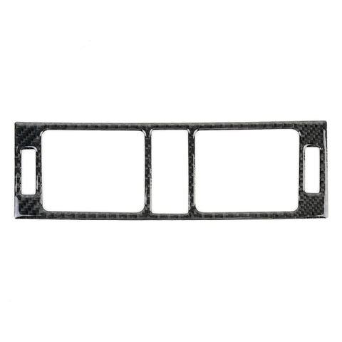 Adhésif décoratif en fibre de carbone pour telaio air conditionné pour cruscotto auto pour Mercedes-Benz W204, cadre de climatisation de tableau de bord