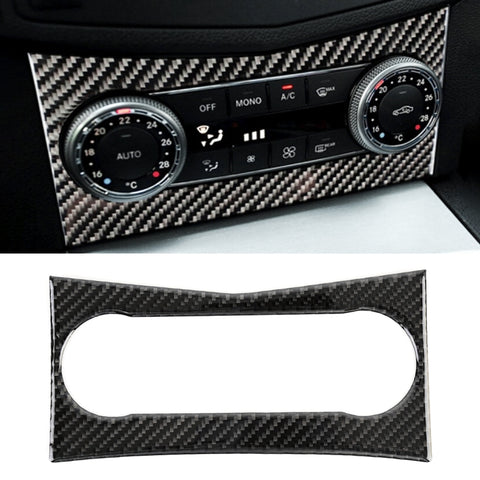 Adhésif décoratif en fibre de carbone pour telaio air conditionné pour voiture pour Mercedes-Benz W204, cadre de climatisation