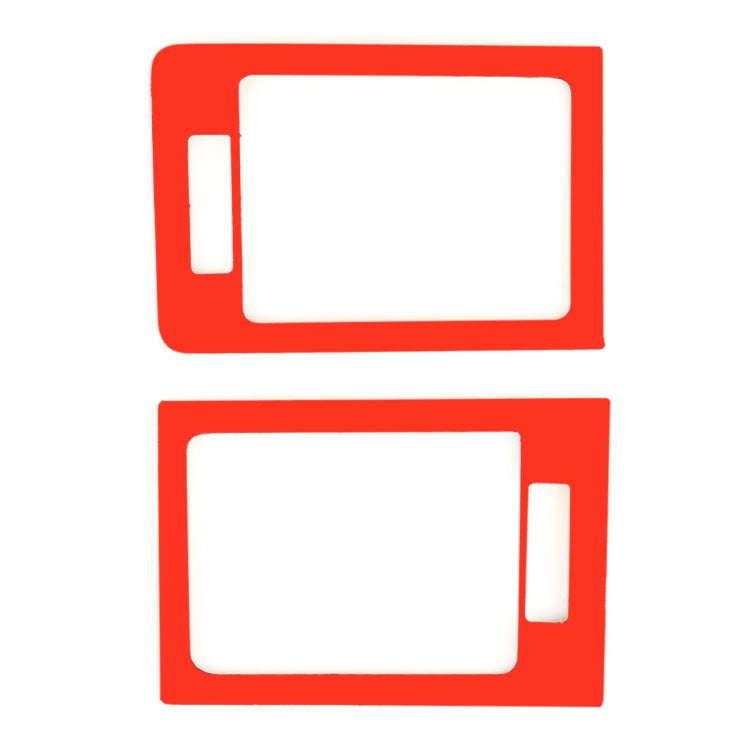 2 PCS Car Dashboard  Right and Left Air Outlet Frame Carbon Fiber Decorative Sticker for Mercedes-Benz W204 2007-2013                                   ...