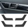 Carbon Fiber Door Handle Panel Stickers for Mercedes-Benz