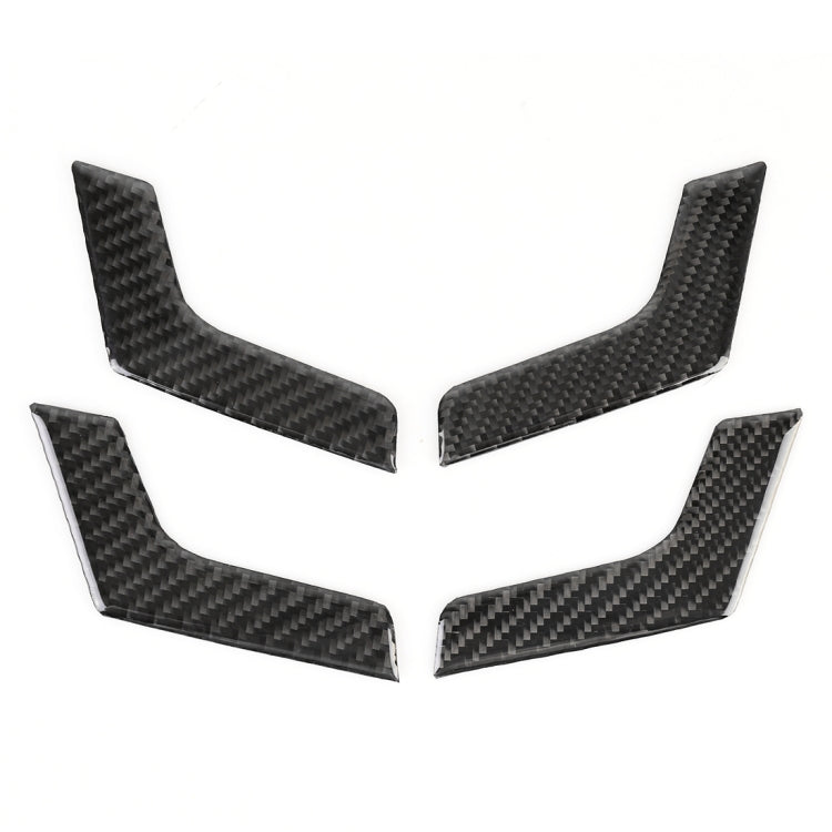 Carbon Fiber Door Handle Panel Stickers for Mercedes-Benz