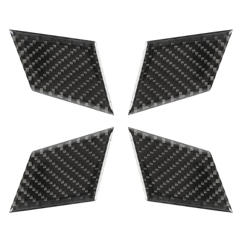 4 pezzi di adesivo decorativo in fibra di carbonio per maniglia interna della portiera dell'auto, pannello da polso, per Mercedes-Benz W204, Door Inner Handle Wrist Panel - Novalix Store