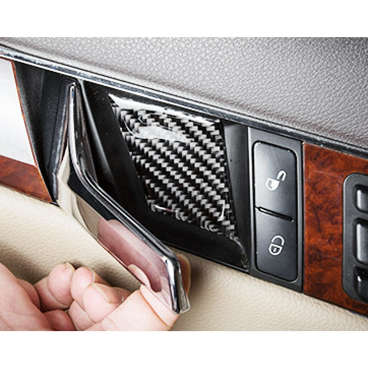 Carbon Fiber Door Handle Stickers for Mercedes-Benz W204