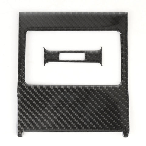 Adhésif décoratif en fibre de carbone avec support de l'air postérieur pour voiture de 2 personnes pour Mercedes-Benz W204, cadre de sortie d'air arrière