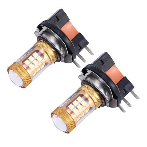 2 PZ H15 10W 1300 LM 6500K 28 LED SMD-3030 Fendinebbia per auto, DC 12V, H15 - Novalix Store