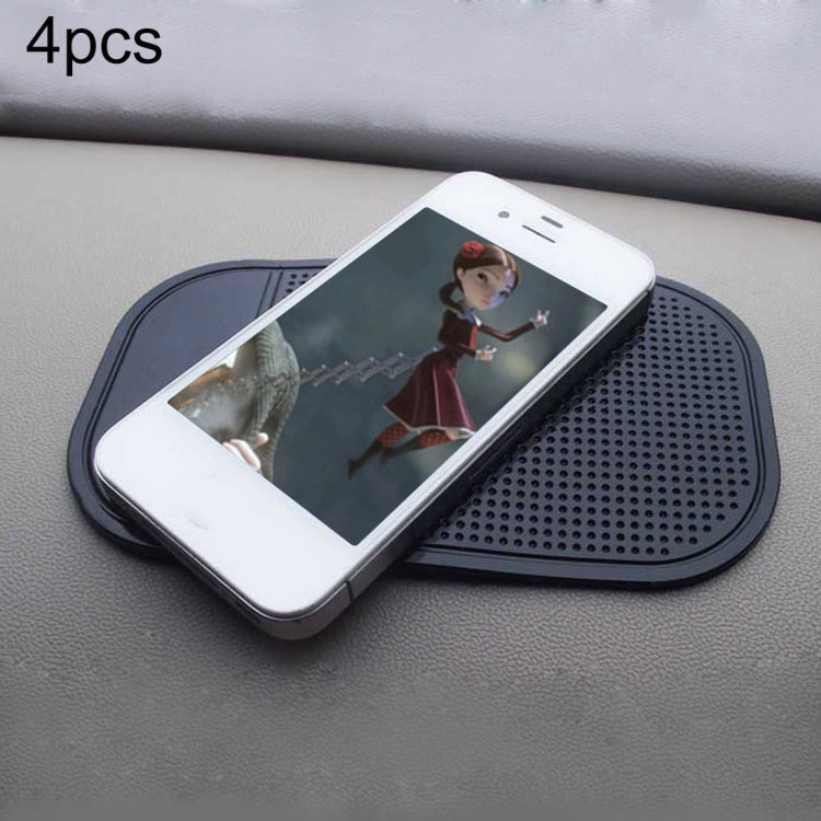 4-Pack Super Sticky Anti-Slip Mat for Phones and Accessories
