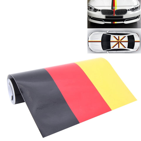 Pellicola adesiva per adesivi in ​​plastica per auto con bandiera tedesca da 2 m, Allemagne Drapeau de naturalité/2 m