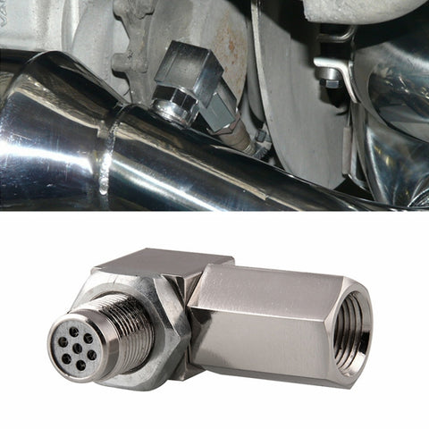 Capteur d'oxygène pour voiture à 90 degrés, distance, lumière du moteur, contrôle CEL, mini convertisseur catalytique M18 x 1,5, 90 degrés