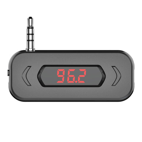 Doosl DSER116 Trasmettitore FM multifunzionale per auto, ricevitore musicale wireless con jack da 3,5 mm e display LCD, supporta chiamate in vivavoce, DSER116