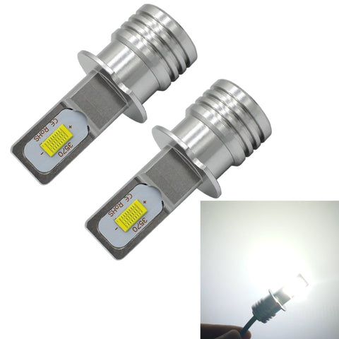 Lampadine LED H3 super luminose per fendinebbia auto, 72W, 1000LM, 6000-6500K, 12-24V - 2 pezzi.
