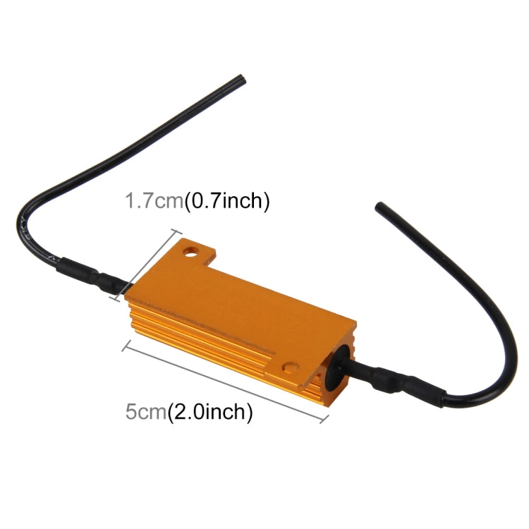 LED Load Resistor Canbus Error Canceller 50W 6 Ohm - 2 Pack