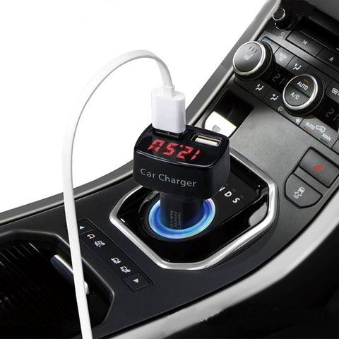 Caricatore per auto con doppia porta USB in uscita DC 12-24V con corrente di corrispondenza intelligente Caricatore intelligente con uscita 5V 3.1A, DC 12-24V
