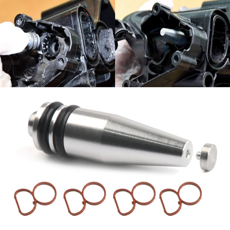 Sostituzione rimozione parti vuote delle alette delle alette Swirl con guarnizioni per BMW N47 2.0 D, for BMW N47 2.0 D