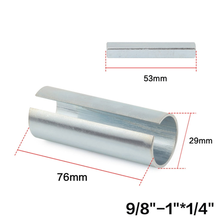 1 Inch to 9/8 Inch Gas Engine Pulley Adapter with Keystock