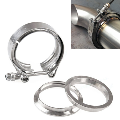 Morsetto pour bride en acciaio inossidabile 304 avec morsetto en V pour tube de turbocompresseur pour voiture à 4 pouces, pince à bande en V de 4 pouces