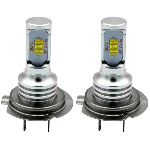 2 PZ H7 72W 1000LM 6000-6500K Lampe LED pour voiture à lumière blanche super lumineuse, DC 12-24V, H7